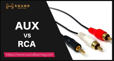 AUX VS RCA .